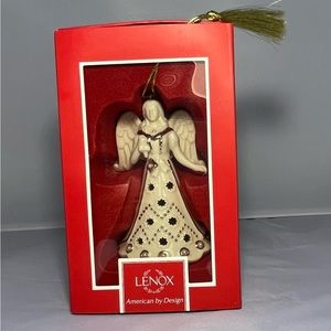 Lenox Florentine and Pearl Angel Ornament